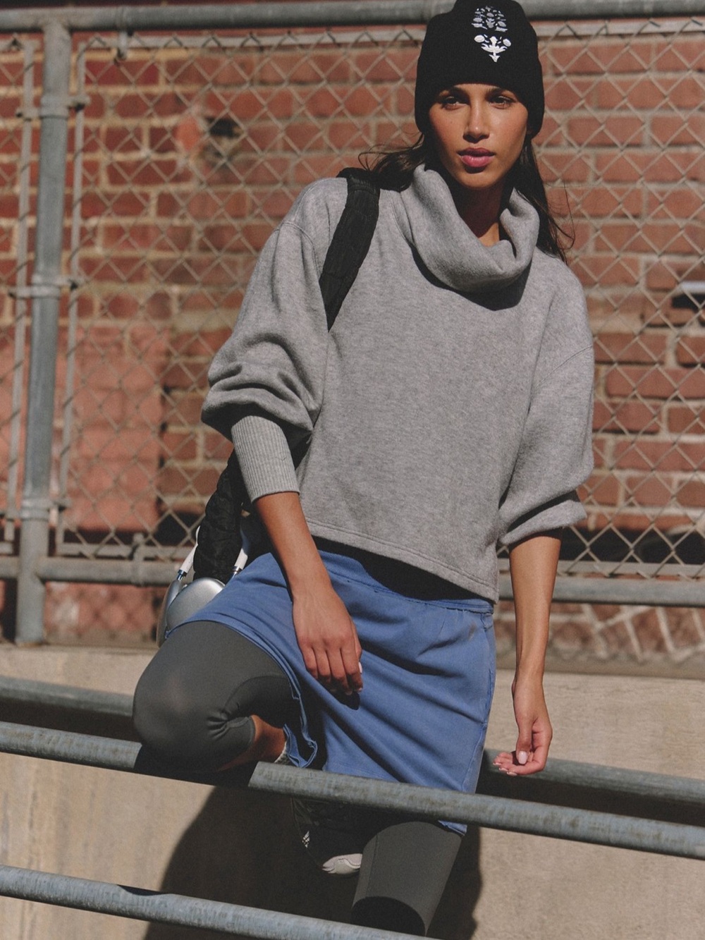 NWT Free People Ride It Out Layer in Heather Grey